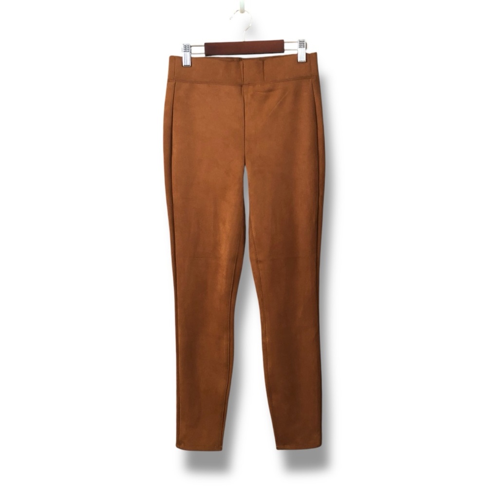 L'Agence Nini High Rise Crop Pull On Pants Cognac NWT SIze Small